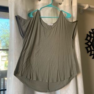 Cold shoulder shirt